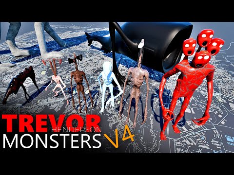 Trevor Henderson Size Comparison 3D | Sea Eater vs Tree Head