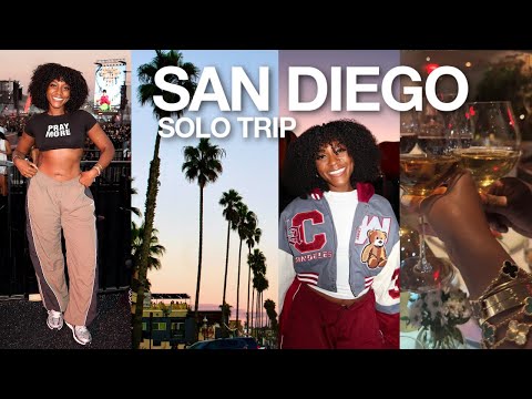 SAN DIEGO SOLO TRIP  | going to a music festival alone, shopping + going on with the girlies