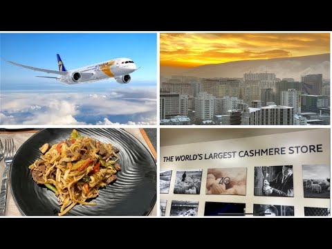 Quick trip to Ulaanbataar, Mongolia on Mongolian Airlines brand new Boeing 787-9