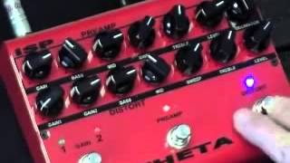Video thumbnail for ISP THETA Pre Amp Pedal and Stealth Power Amp wmv by ISP Technologies