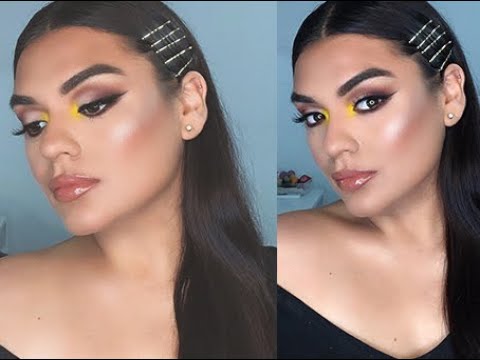 Kylie Jenner Inspired Makeup Tutorial Bright Yellow Inner Corner