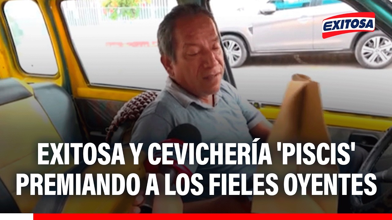 🔴🔵 Exitosa y cevichería 'Piscis' premiando a los fieles oyentes