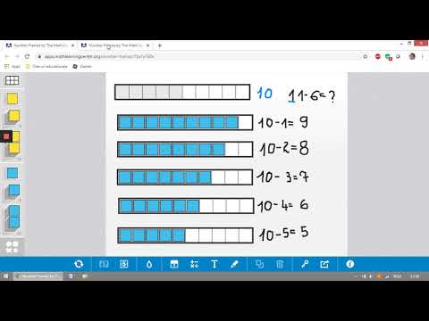 Scăderea numerelor de la 0 la 20 cu trecere peste ordin (clasa pregătitoare)