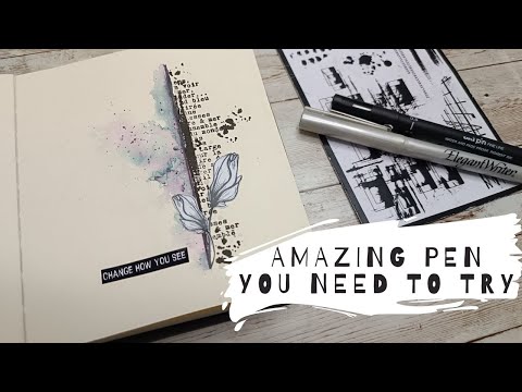 Minimalist art  journal tutorial