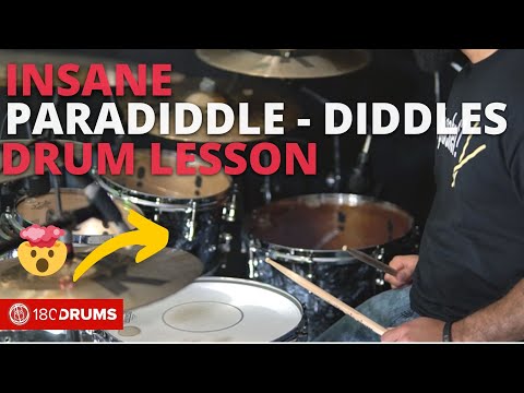 Insane Paradiddle-Diddles Drum Lesson!
