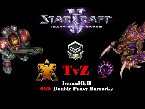 SC2 Ladder - Silver League: Double Proxy Barracks [Replay Gameplay]