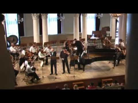 Bach. "Triple Concerto" BWV 1044 - Svitzer, Smorguner, Bezborodko. Kyiv Kamerata.