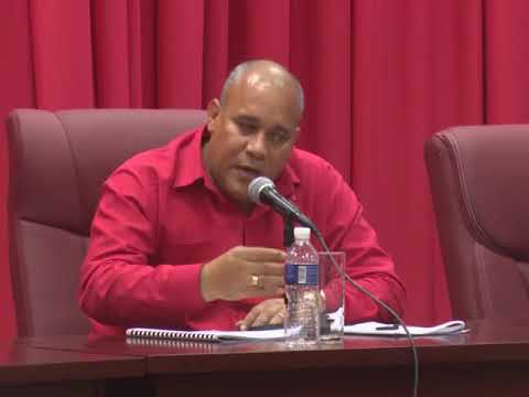 Rendición de cuentas del gobernador de Sancti Spíritus ante el Consejo de Gobierno provincial