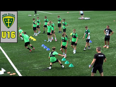 Academy MŠK Žilina U16 - TRAINING with ball football field Strážov