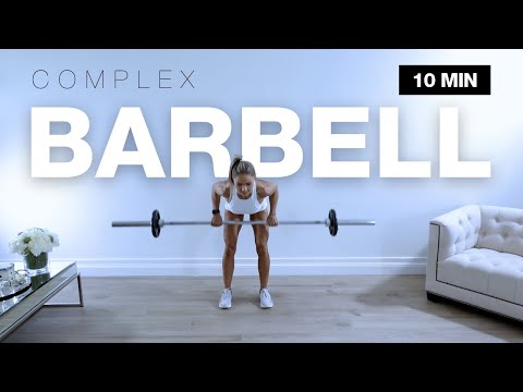 10 MIN BARBELL COMPLEX WORKOUT // with Dumbbell Alternative