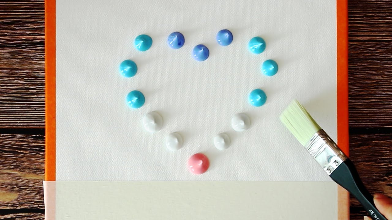 🐥 Peaceful afternoon scenery | Relaxing Acrylic Painting #304