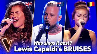 Lewis Capaldi’s BRUISES covers in The Voice | Who sings it best? #14