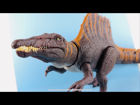 Jurassic World Rebirth TAIL THRASHER SPINOSAURUS Video Review