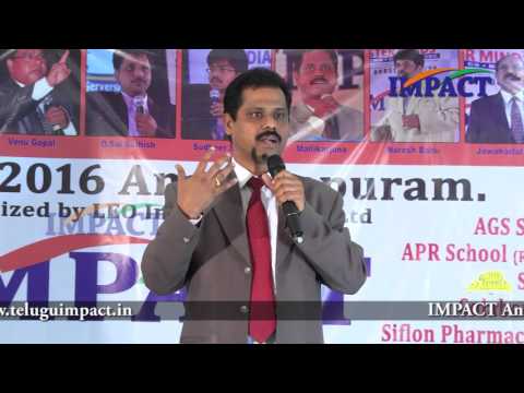 Handwriting|Y Mallikarjuna Rao| TELUGU IMPACT Anantapur 2016