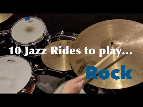 10 Jazz Rides to play Rock⎮10 ride cymbals comparison