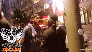 DALLAS POLICE SENDS AN  AGENT TO FIGHT THE CAMP