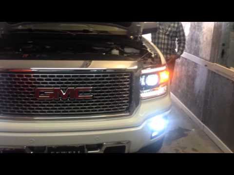 Auto Impressions - GMC DENALI TRUCK HIDS TOP LEDS IN THE FO