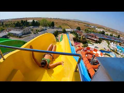 Kamikaze WaterSlide at Nessebar AquaPark, Bulgaria