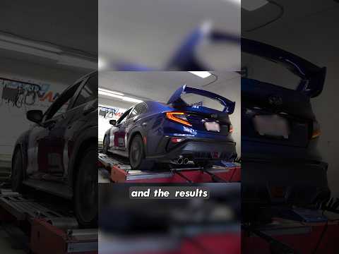 Stock 2024 WRX Dyno Results! 📈 #automobile #cars