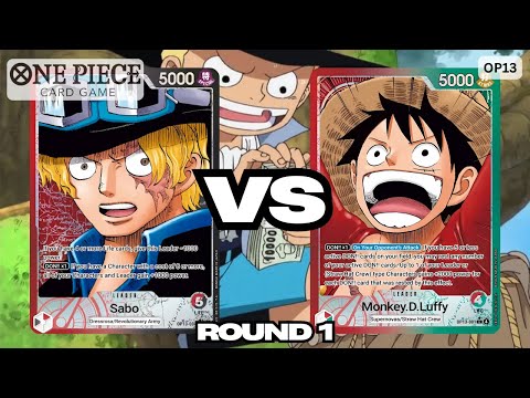 RB Sabo VS RG Luffy ￼| OP13 Locals Gameplay | Round 1