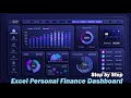 How To Make A Personal Finance Dashboard In Excel For Expense Management