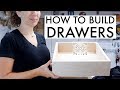 How To Build Simple Drawers // Woodworking // Kerfmaker