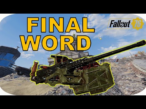 FINAL WORD - Best Wastelanders Weapon in Fallout 76 Wastelanders DLC