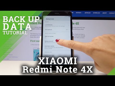 How to Backup Data in XIAOMI Redmi Note 4X - Enable Google Backup