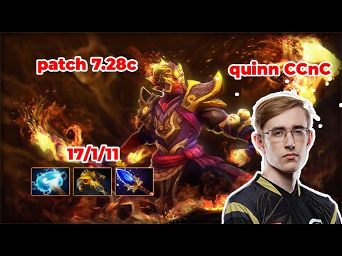 Quinn CCnC Ember Spirit Mid - DOTA 2 7.28c - MMR rank - Dota2 Gameplay [Learn To PRO dota2]