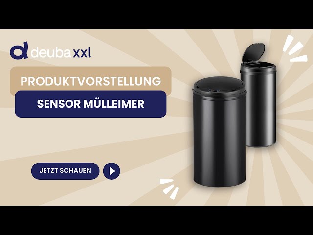 Video teaser for MONZANA® Sensor Mülleimer Edelstahl