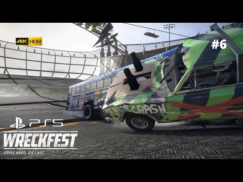 #Wreckfest #PS5 #gameplay | Custom Event 6 - THUNDERBOWL ARENA #wreckfestcrashes #wreckfestgameplay