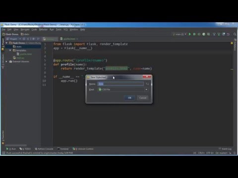 Flask Web Development with Python Tutorial - 5 - Static Files