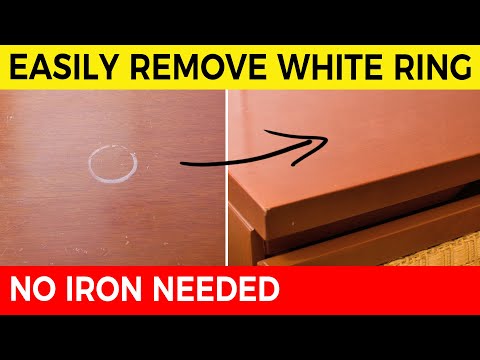 Removing Water Stains from Furniture 🧽