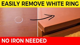 Removing Water Stains from Furniture 🧽