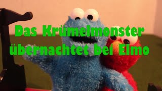 Kinderspielzeugfilme deutsch #Sesamstraße #Das Krümelmonster übernachtet bei Elmo