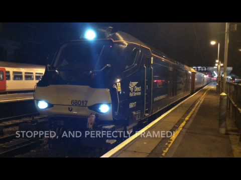 DRS 68017 and 68016 work 1Z81 out of Ipswich