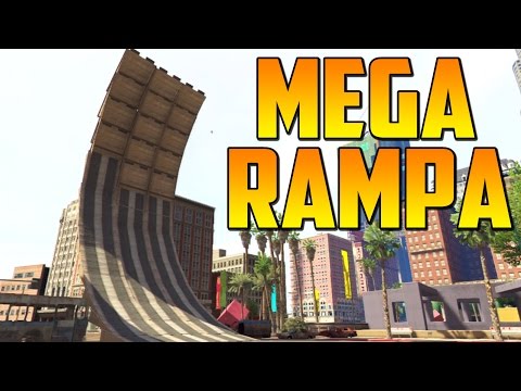 MEGA RAMPA FAIL!! - Gameplay GTA 5 Online Funny Moments