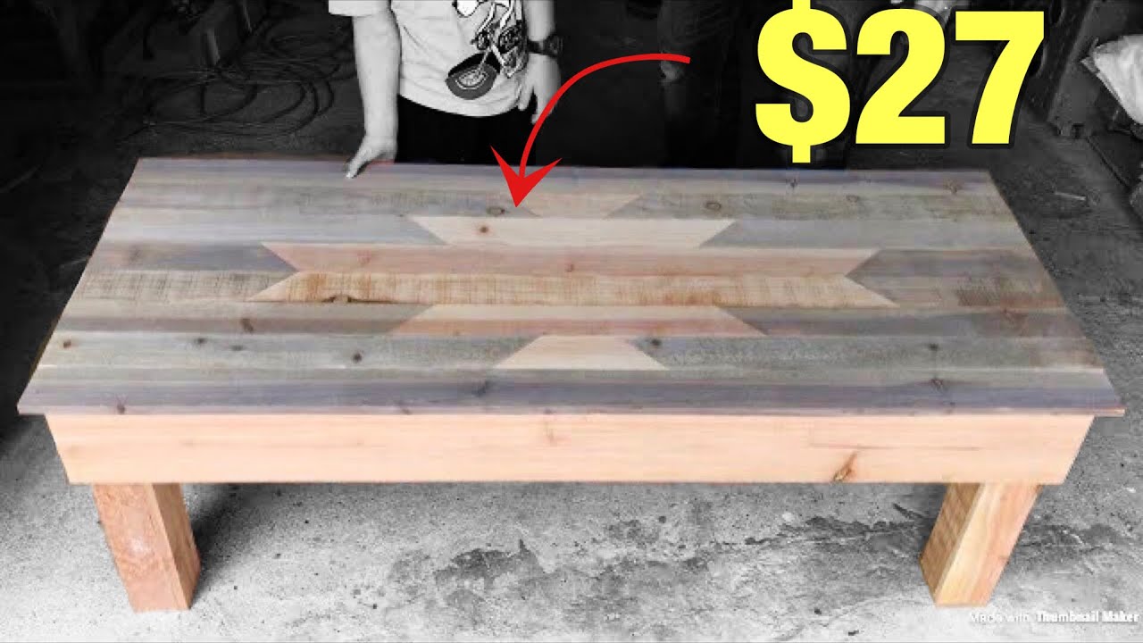 Building A $27 Coffee Table WITH STORAGE!