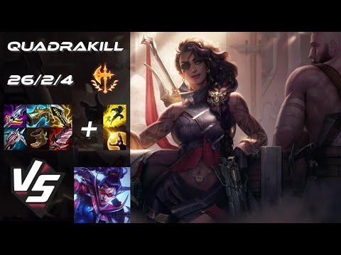 BOTTOM Samira vs Vayne [QUADRAKILL] - NA Grandmaster Patch 14.15