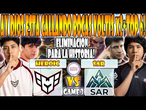 HEROIC vs SOUTH AMERICA REJECTS BO3[GAME 3]WISPER, TAILUNG vs SCOFIELD, WITS-PGL WALLACHIA SEASON 8