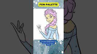 Coloring Elsa from Frozen: Let Your Imagination Soar with the Ice Queen