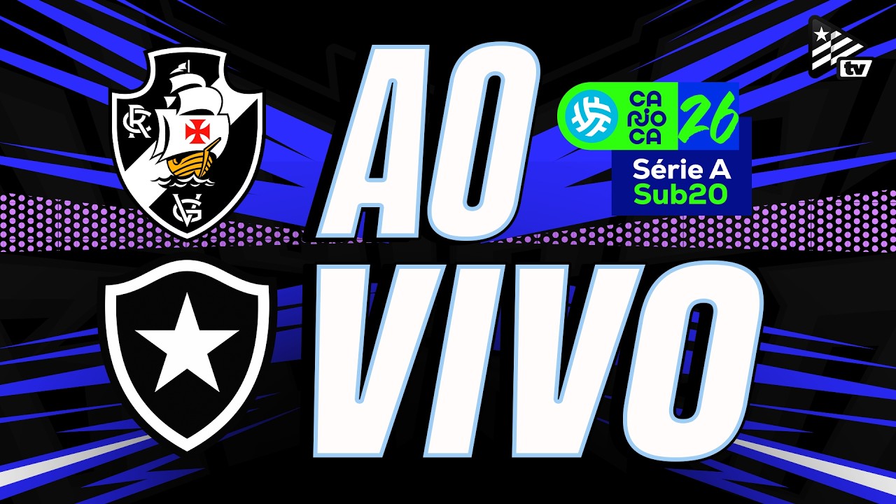 Assista AO VIVO: Botafogo visita o Vasco em busca de recuperação no Campeonato Carioca Sub-20