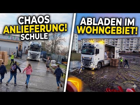 Chaos in front of the school, unloading in the middle of a residential area. Sggi on the move #20...
