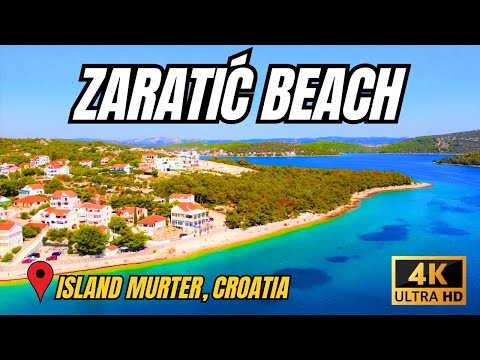 ZARATIĆ BEACH - ISLAND MURTER, CROATIA 4K
