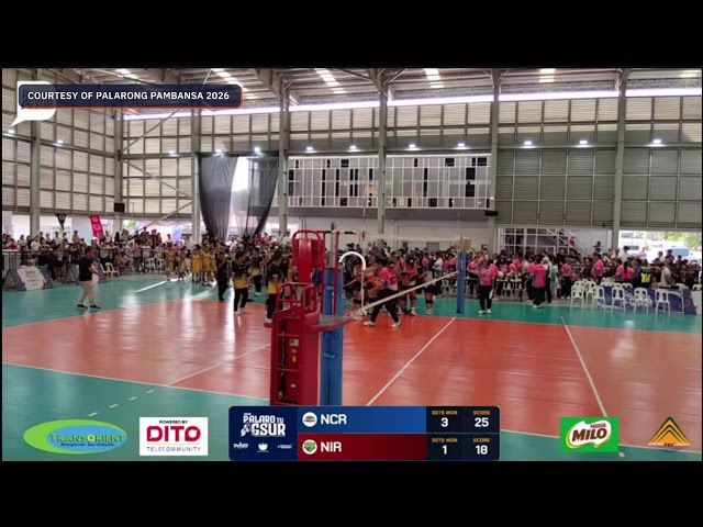 NCR retains the Palaro volleyball title while NIR loses Almendralejo to injury