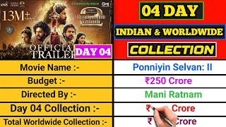 Ponniyin Selvan 2 Box Office Collection || Ps2 Box Office Collection Day 4 ||  Vikram Tamil Movie