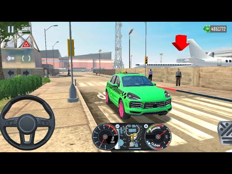 Taxi SIM 2022 | Porsche Cayenne Turbo SUV Driving Miami City Driving Car Android Gameplay