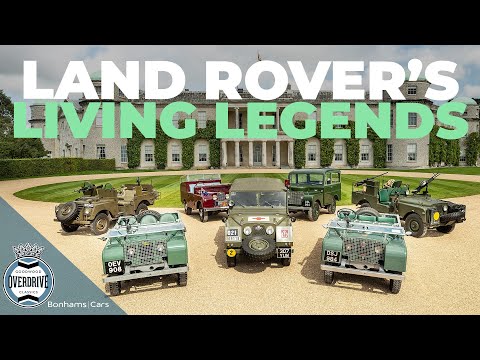 Testing the Queen's modified Land Rover Series 1 around Goodwood