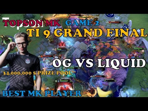 LIQUID VS OG - GRAND FINAL GAME 2 - TOPSON MONKEY KING DESTROYED LIQUID !!!!