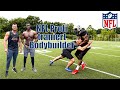 Bodybuilder vs NFL Football Profi | BATTLE